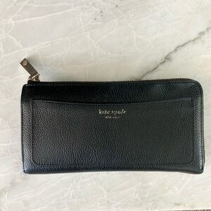 Kate Spade Black Leather Wallet